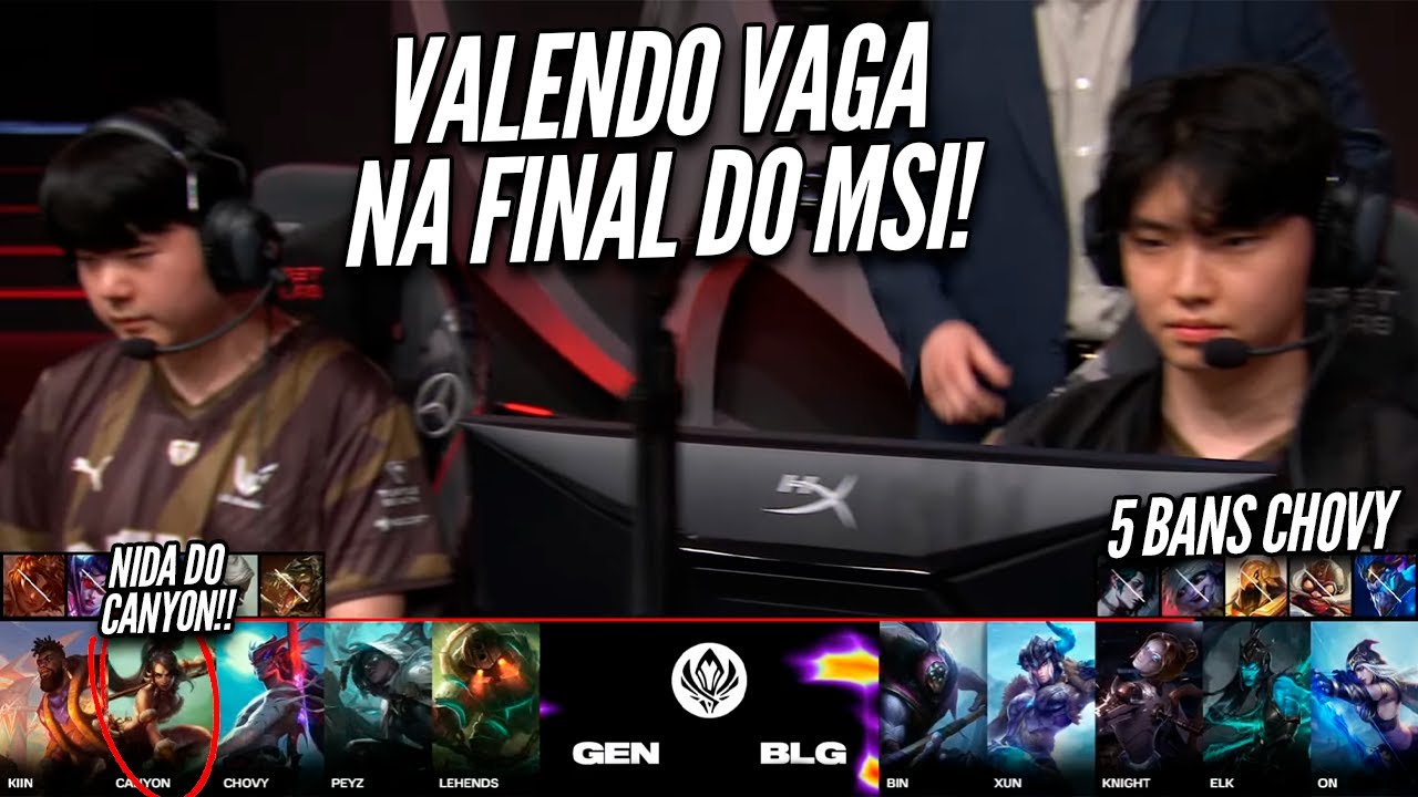 QUANDO OS 2 MELHORES do MUNDO se ENFRENTAM GENG vs BLG MSI 2024