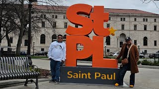 Touring My Brother from the Philippines 🇵🇭 in the TWIN CITIES MINNEAPOLIS - ST PAUL, MINNESOTA 🇺🇲💜