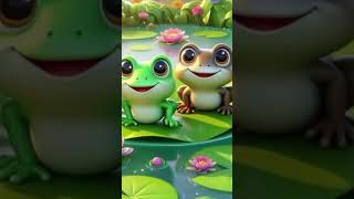 연못에서 신나는 개구리 파티 🐸어린이 노래 & 학습 노래 🎉