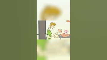 SHAGGY AS USUALL IN FRONT OF GIGA CHAD#animation #sticknodes