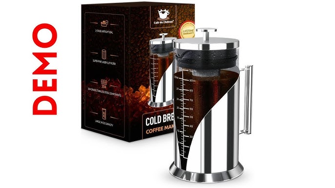 Cafe du Chateau French Press Coffee Maker 1000ML