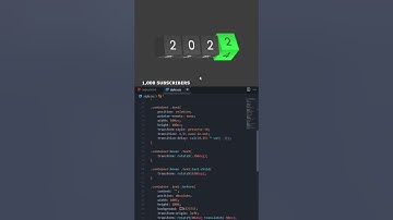 3D Text Cube Animation CSS 🌋 #shorts #css