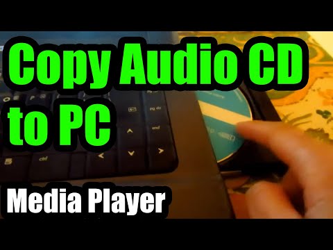 How to Copy AudioCD to PC (Windows Media Player, Rip CD)