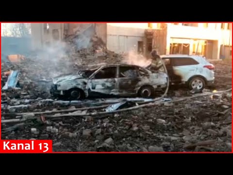 Drone strikes a gunpowder factory in Russia's Tambov province