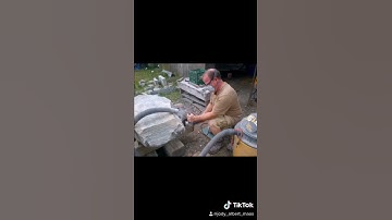 Jody Albert Maas I carved a granite step for an Aikido Dojo