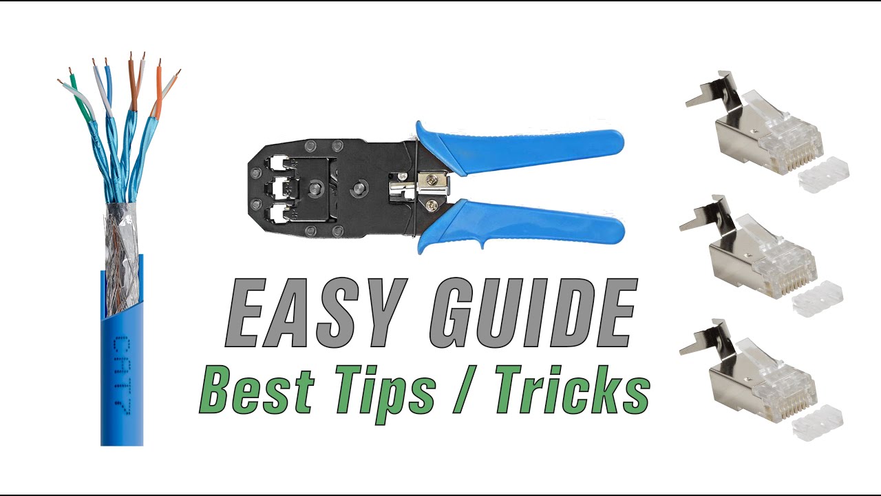 สาย lan cat7  2022 New  How To Terminate CAT 7 Network Cables - Easy Guide / Tutorial