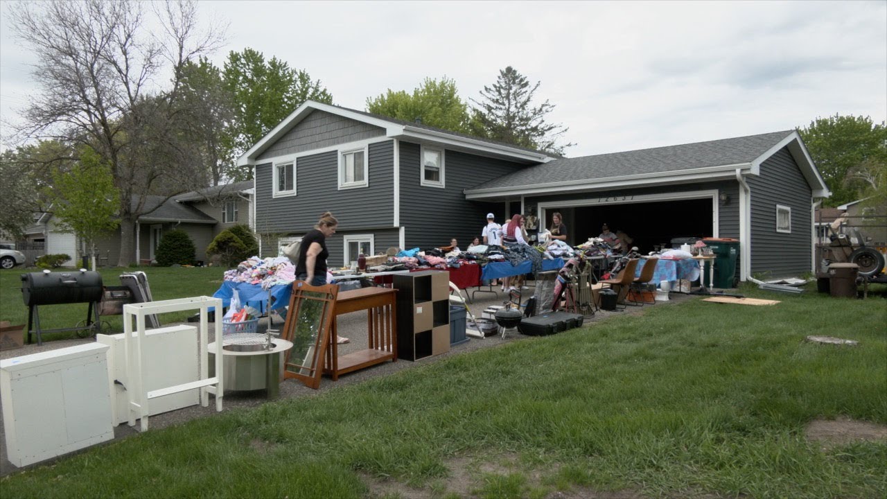 It's bargain hunting season in Blaine as garage sales pop up around the