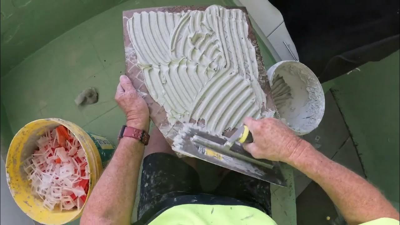 Laying My Tiles on a Screeded Shower Base YouTube