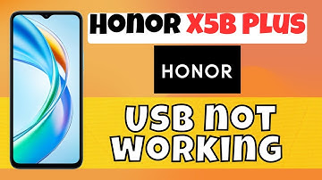 How to Usb not working Honor X5b Plus / Usb not connecting issue