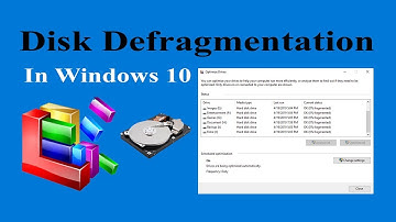 How to Defrag windows 10 Hard Drive quickly.