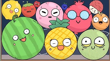 WATERMELON GAME: Cat Fruit (Suika Game) Fruits Math Asmr Puzzle