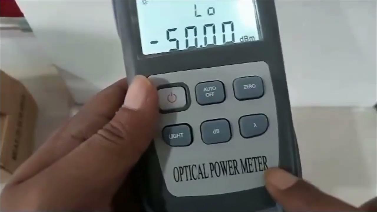 Optical Power meter How optical power meter work How to use optical