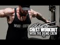 Seth feroce  chest training  with the demo crew