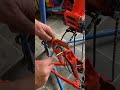 Removing frame bearings from a linkage without a cup extractor