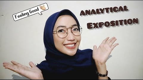 Get to know an Analytical Exposition ✨