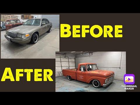Crown vic swap f100 in 8 minutes - YouTube