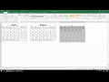 Excel - Как сделать календарь