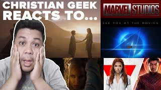 Christian Geek Reacts to Marvel Celebrates the Movies | Black Widow, Eternals, Fantastic Four & More