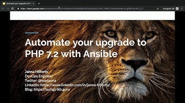 DPC2019: Automating PHP upgrades with Ansible - Janna Hilferty
