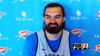 Steven Adams on bubble