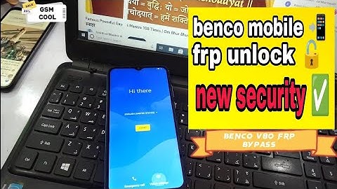 Benco V80 Frp Unlock 🔓 ! Benco frp bypass new security ✅