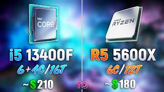 Core i5 13400F vs Ryzen 5 5600X - Test in 8 Games