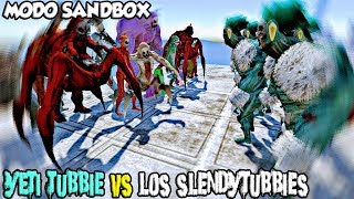 YETI TUBBIE EN ACCIÓN | Civil War | Slendytubbies 3 | SANDBOX