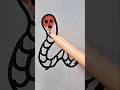 🐛 Long Earthworm Friend in the Soil#youtubeshorts #art #trending #viral #cartoon