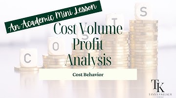 Managerial Accounting Lesson: Cost Behavior