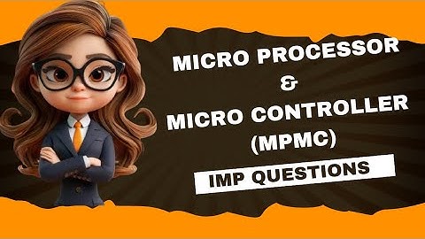 MICROPROCESSOR AND MICROCONTROLLER IMP QUESTIONS JNTUK R20|(MPMC)#mpmc#mpmcimpquestions#viralvideos