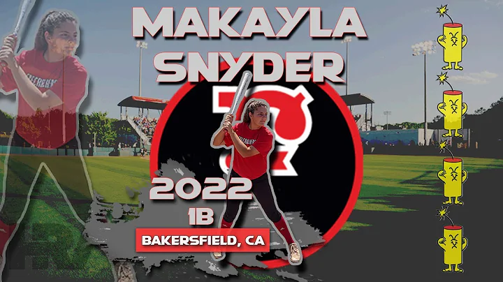 2022 Makayla Snyder First Base, Softball Skills Vi...