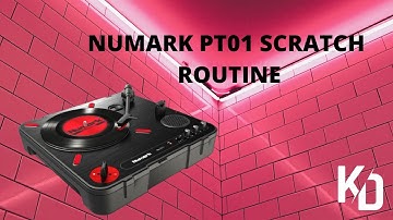 Numark pt01 scratch tutorial - daily Routine  scratch tutorial #numark #dubai