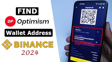 Find & Copy Optimism Address on Binance | OP Wallet Address QR Code
