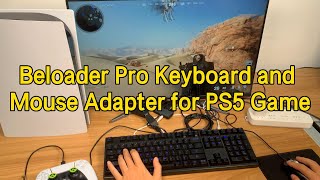 Beloader Pro Keyboard and Mouse Adapter for PS5 Game. PS5 Support XIM APEX, Cronus Zen,ReaSnow S1.