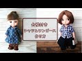 メルちゃん服  ハンドメイド 台襟付きシャツ＆ワンピース レミン ソラン アニメータードール  ドール服