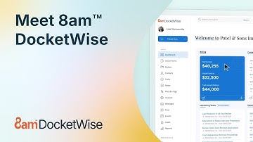 Meet 8am™ DocketWise: The #1 immigration law software to streamline your practice