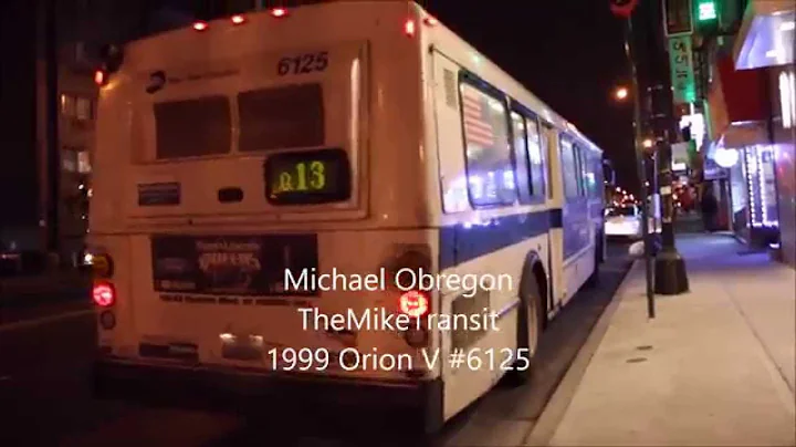 MTA 1999 Orion V #6125 Q13 Takeoff