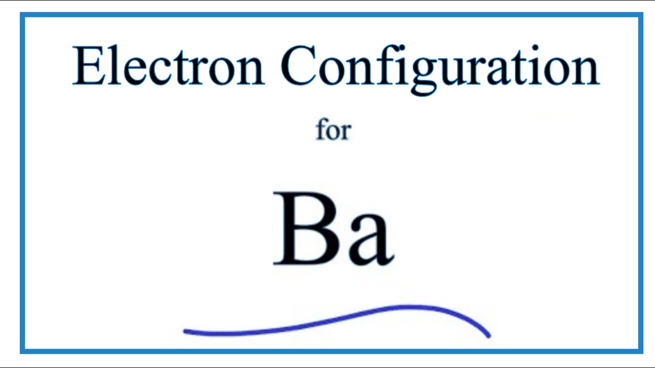 barium atom electrons