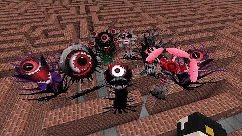 NEW INCREDIBOX SPRUNKI PHASE 8 In maze world in Minecraft pe