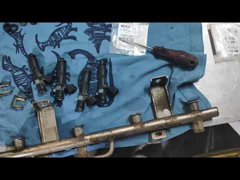 Замена уплотнительных колец форсунок SY New Бензин