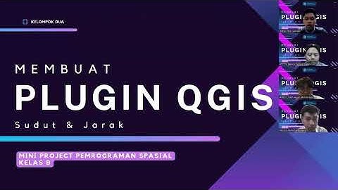 Mini Project Pemrograman Spasial "Plugins Sudut dan Jarak"