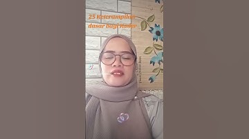 25 Keterampilan Dasar Kader Part 1