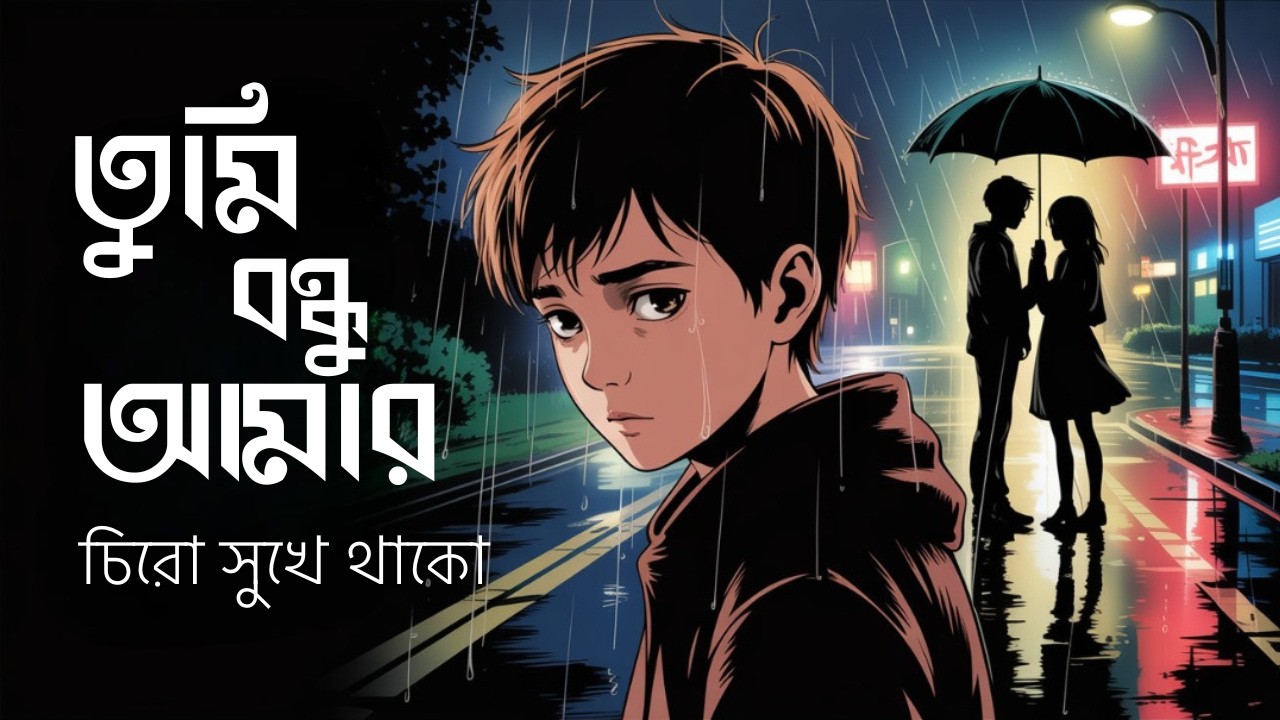 তুমি বন্ধু আমার চিরো সুখে থাকো 💔 | Tumi Bondhu Amar Chiro Sukhe Thako | Sad Emotional Song