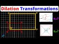 Dilation transformations  scale factors  geometry  eat pi