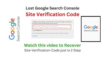 How to find Google Verification Code -  for WordPress Site - Google Search Console