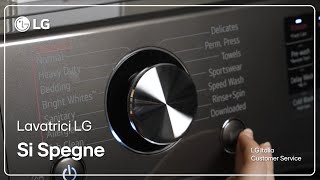 Lavatrici Lg Risoluzione Dei Problemi - Si Spegne Durante Lutilizzo