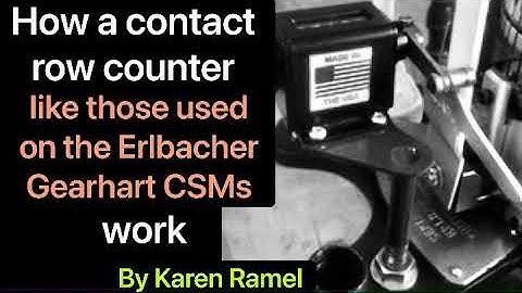 Row Counter close-up: the contact version