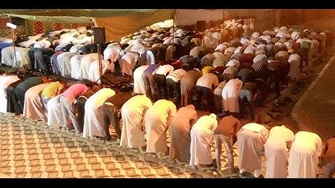 صلاة القيام الليلة 21 من رمضان 1436-2015 من مسجد التوبة عزيز أهرض من سورة الصافات