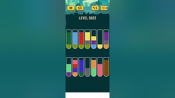 water sort puzzle - level 5023