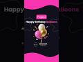 Happy Birthday Balloons using HTML CSS ✨ A Dynamic birthday animation 💕#happy #birthday #ytshorts